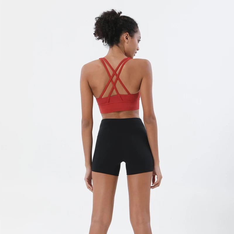 Cross Back Shorts Set