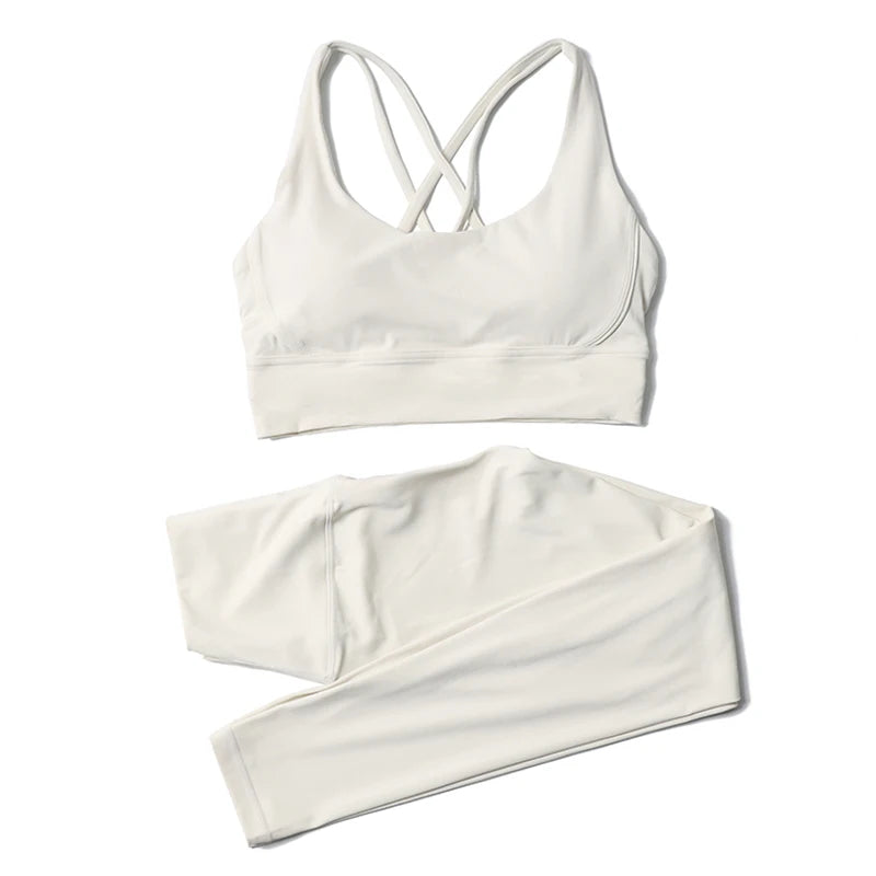 Cross Back Leggings Set