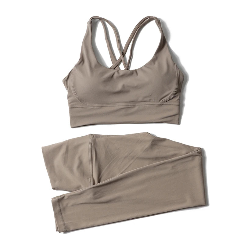 Cross Back Leggings Set