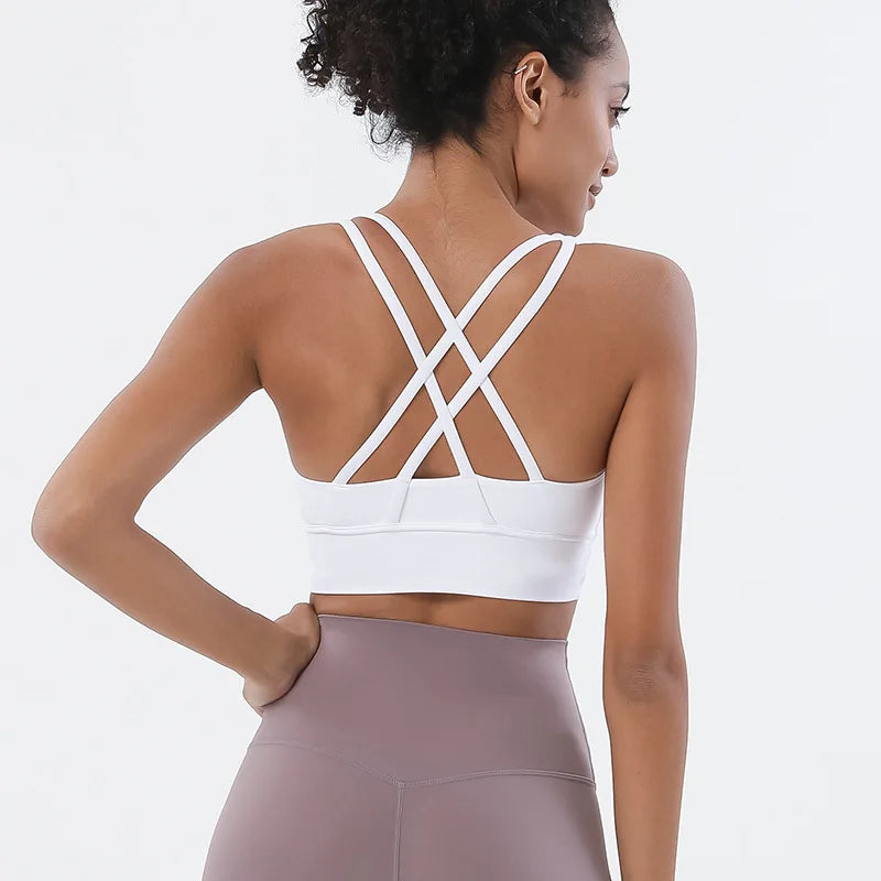 Cross Back Sports Bra