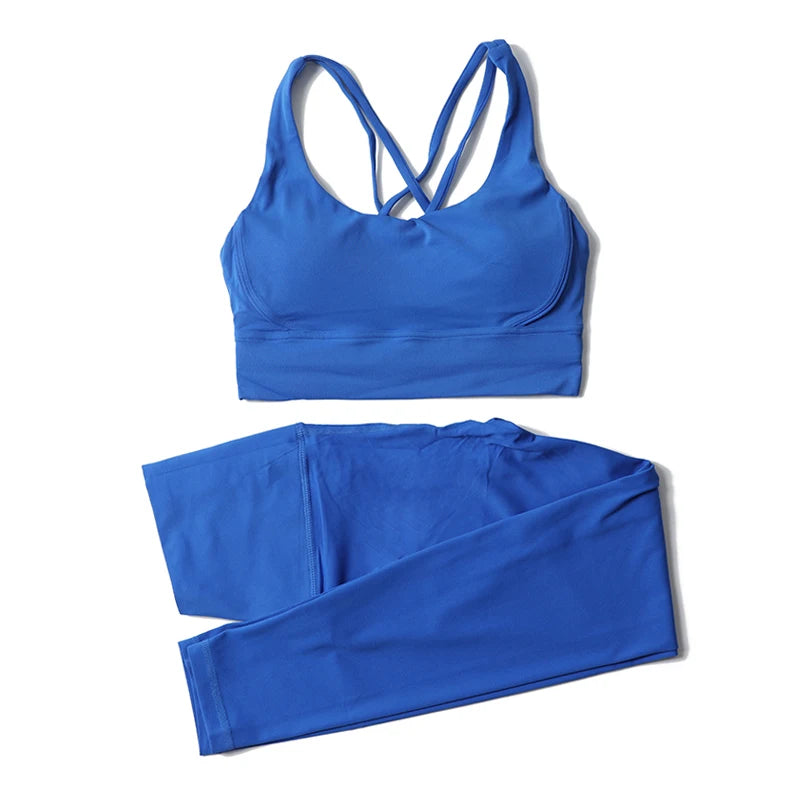 Cross Back Leggings Set