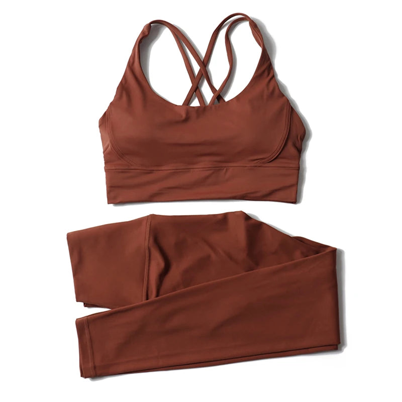 Cross Back Leggings Set