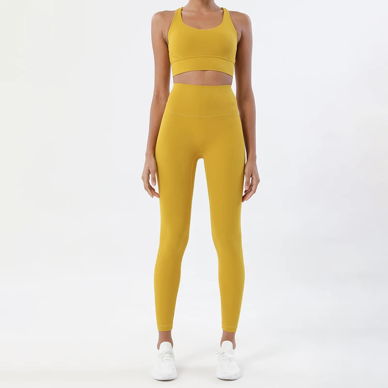 Cross Back Leggings Set