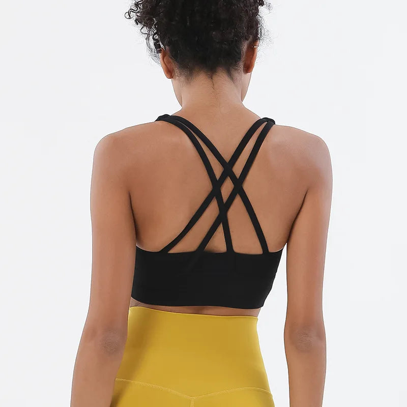 Cross Back Sports Bra