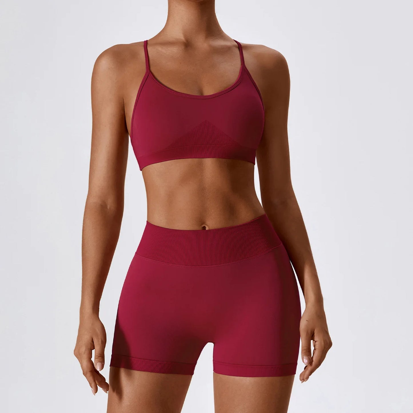 Multi-Strap Sports Bra Set
