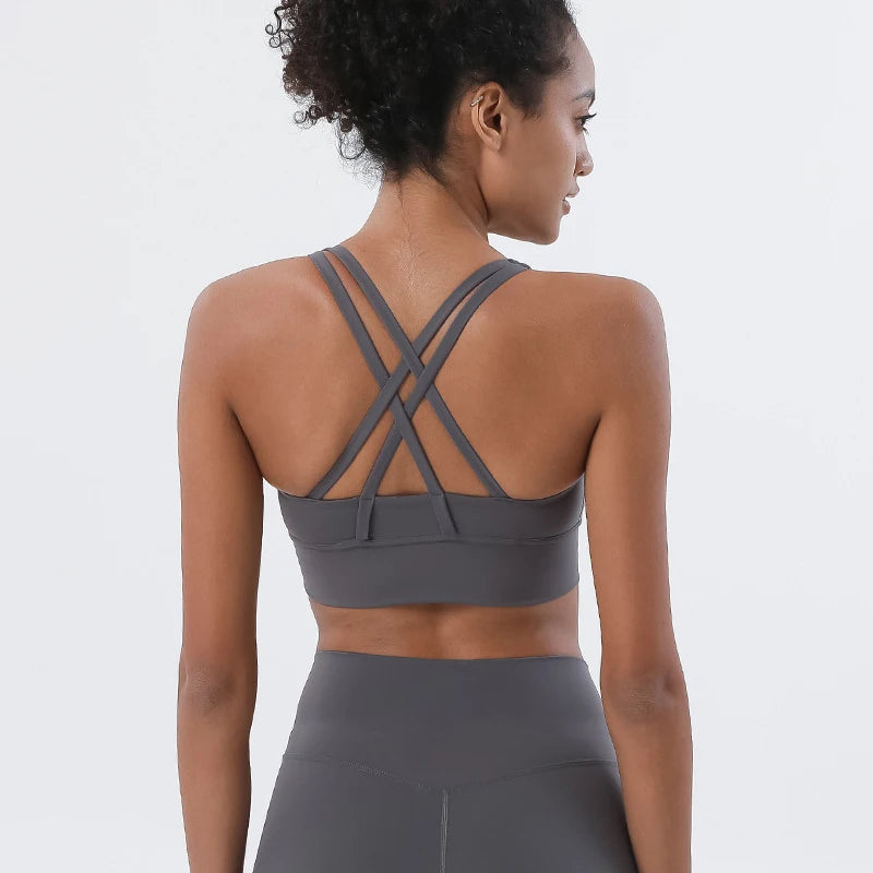 Cross Back Sports Bra
