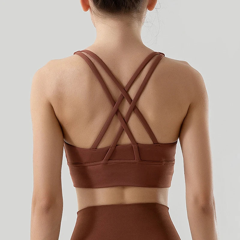 Cross Back Sports Bra