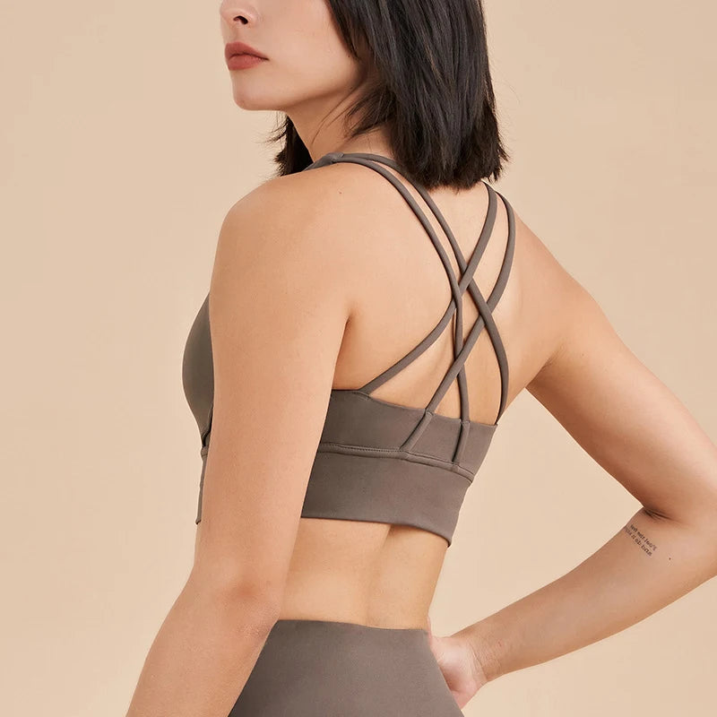 Cross Back Sports Bra