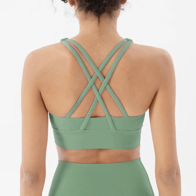 Cross Back Sports Bra