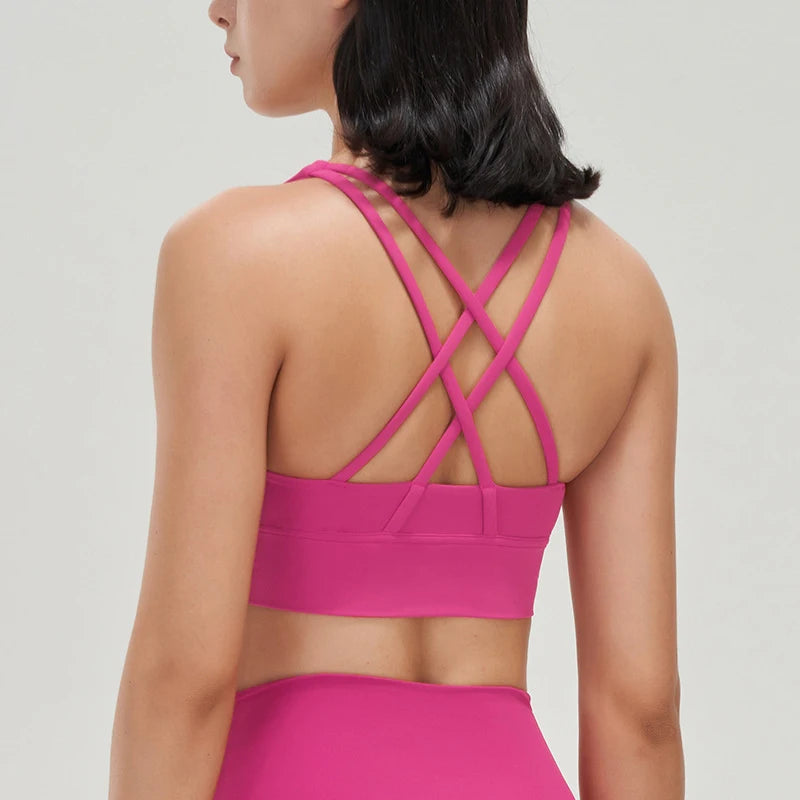 Cross Back Sports Bra