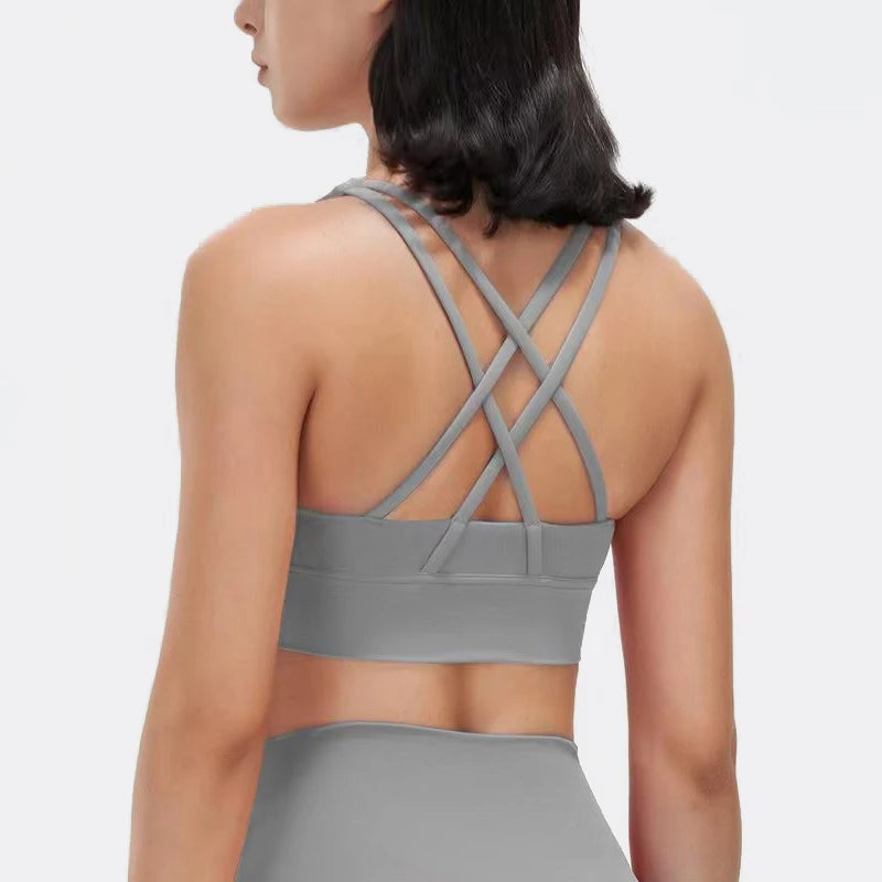 Cross Back Sports Bra