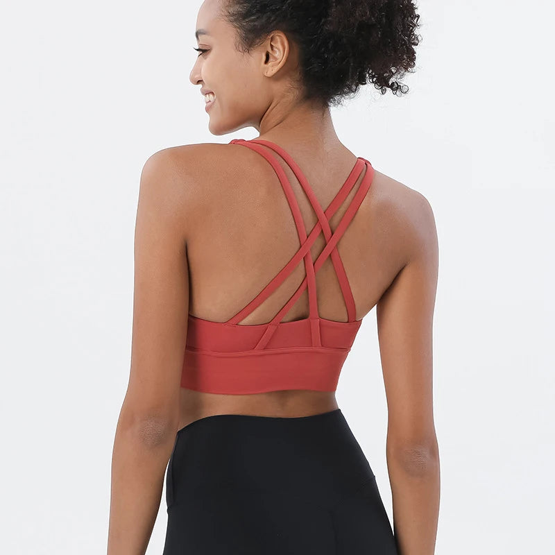 Cross Back Sports Bra