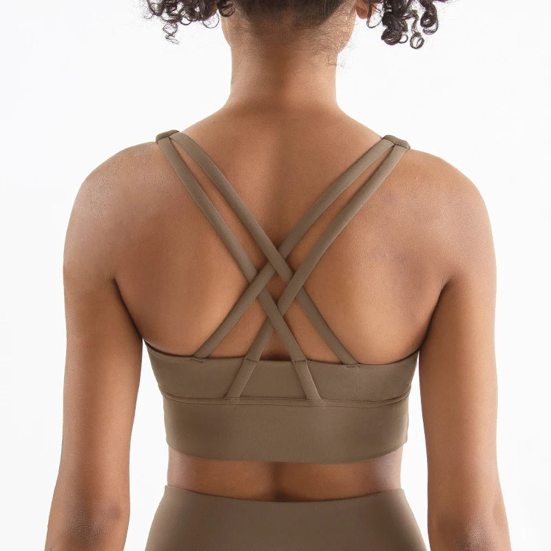 Cross Back Sports Bra