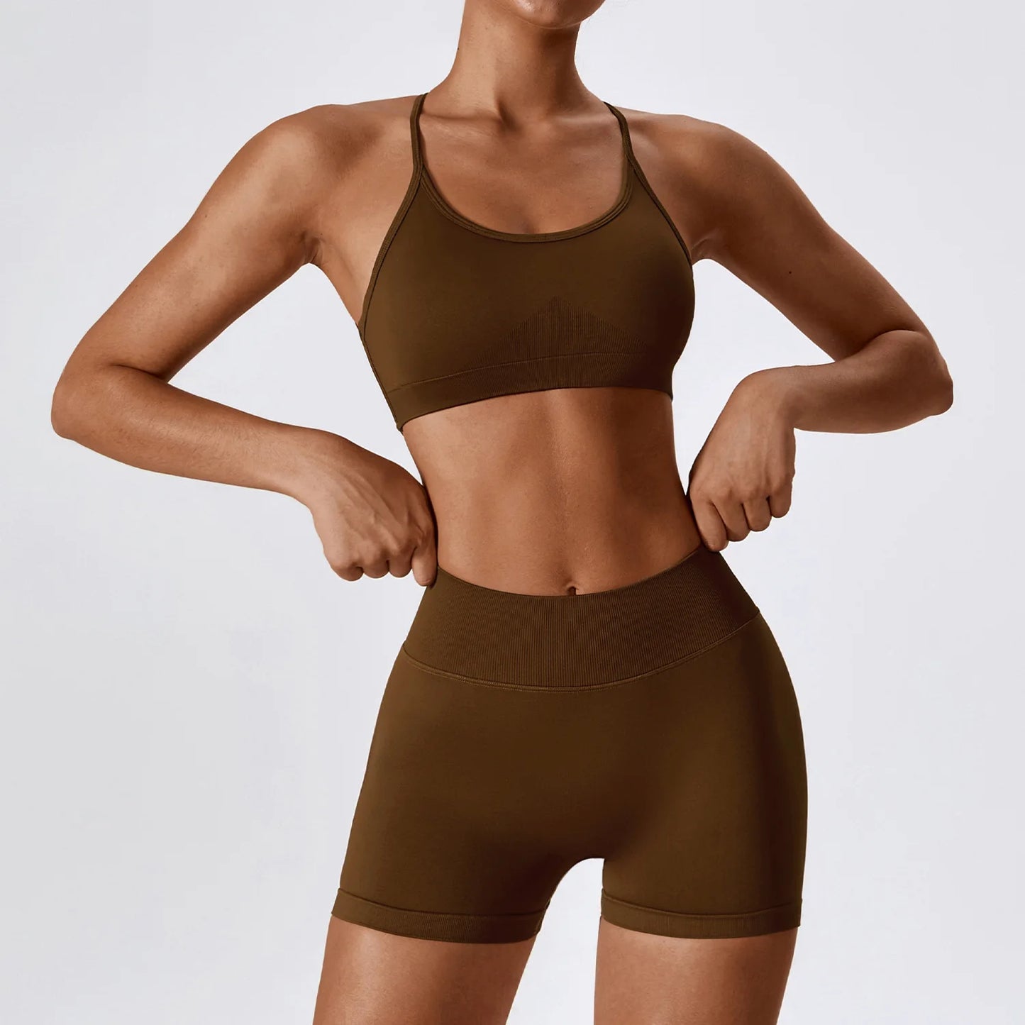 Multi-Strap Sports Bra Set