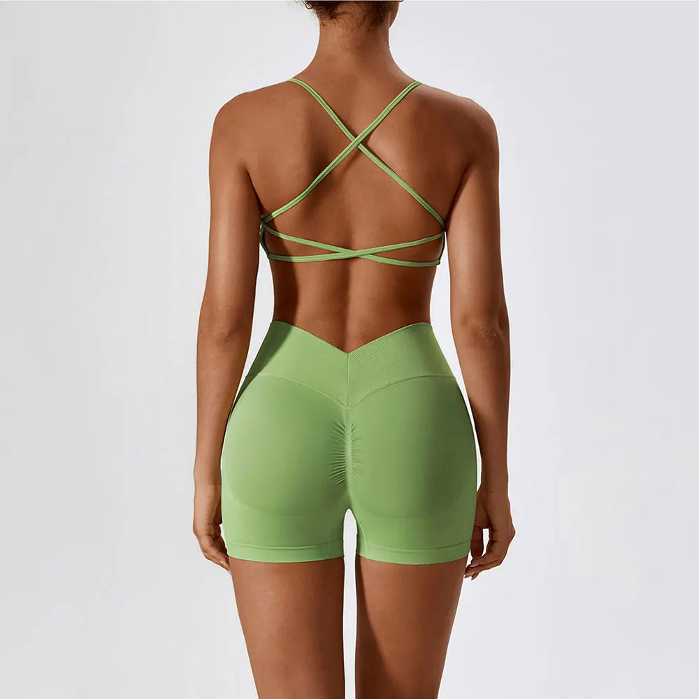 Multi-Strap Sports Bra Set
