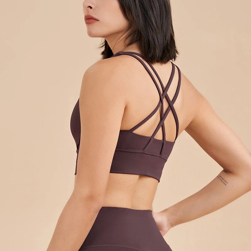 Cross Back Sports Bra