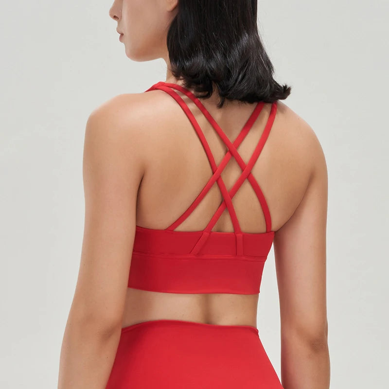 Cross Back Sports Bra