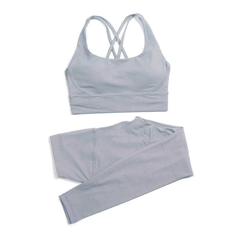 Cross Back Leggings Set