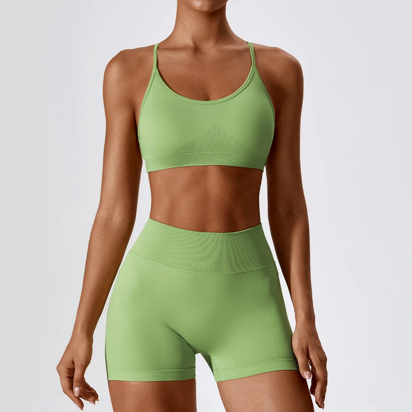 Multi-Strap Sports Bra Set