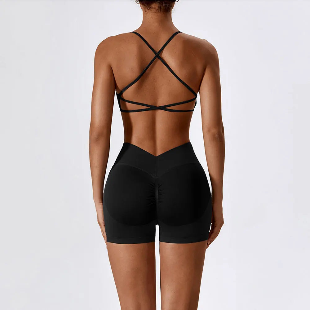 Multi-Strap Sports Bra Set