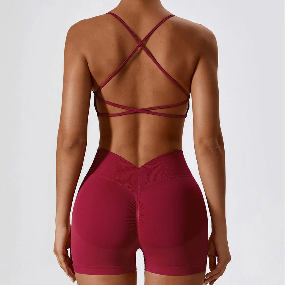 Multi-Strap Sports Bra Set