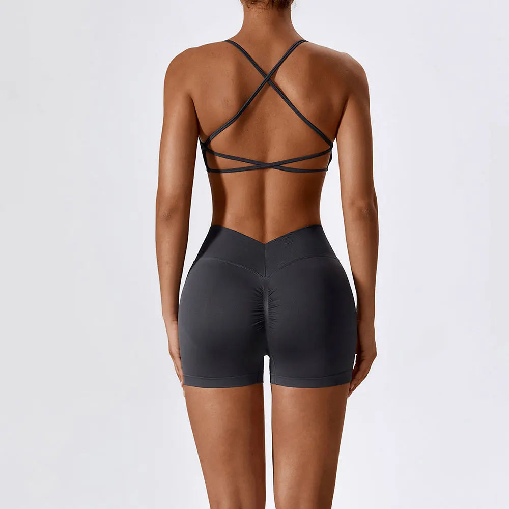 Multi-Strap Sports Bra Set