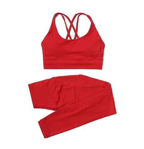 Cross Back Leggings Set