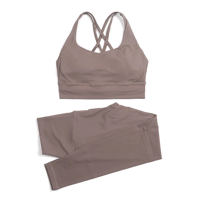 Cross Back Leggings Set