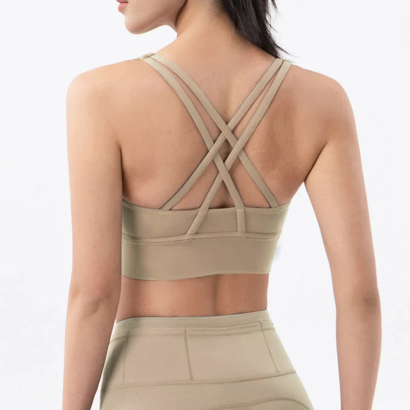 Cross Back Sports Bra