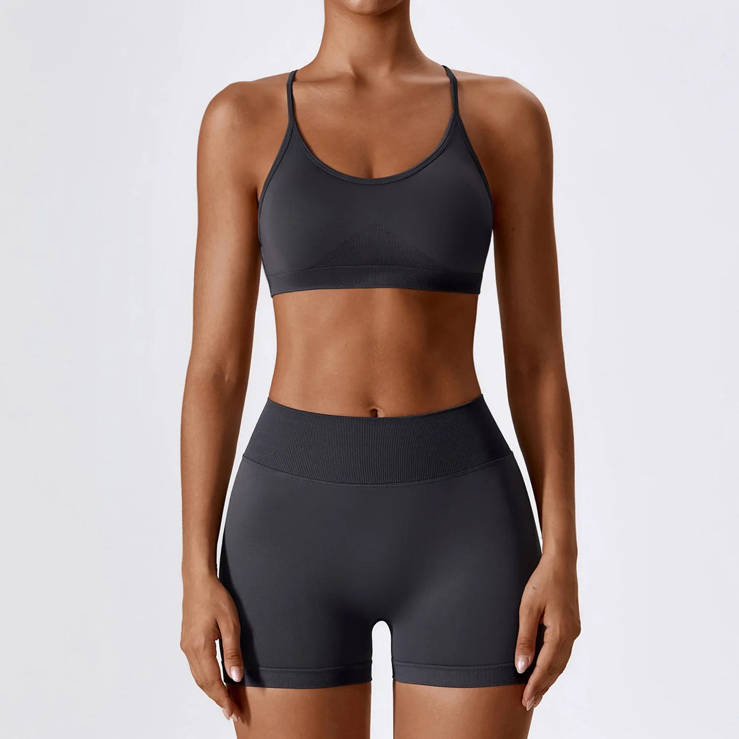 Multi-Strap Sports Bra Set