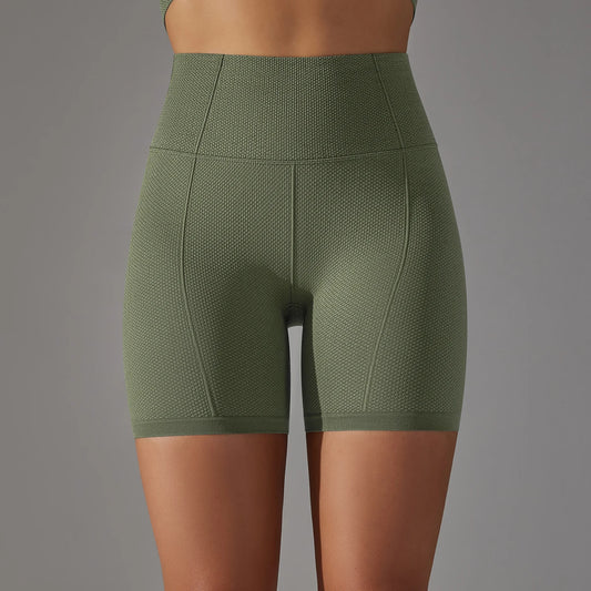 High-Waisted Training Shorts