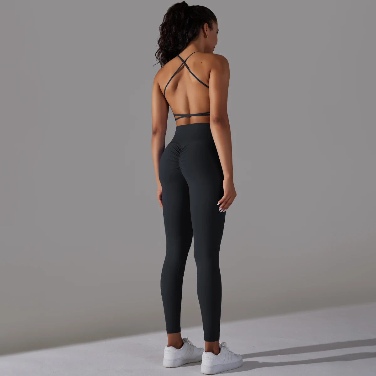 Open Back Leggings Set