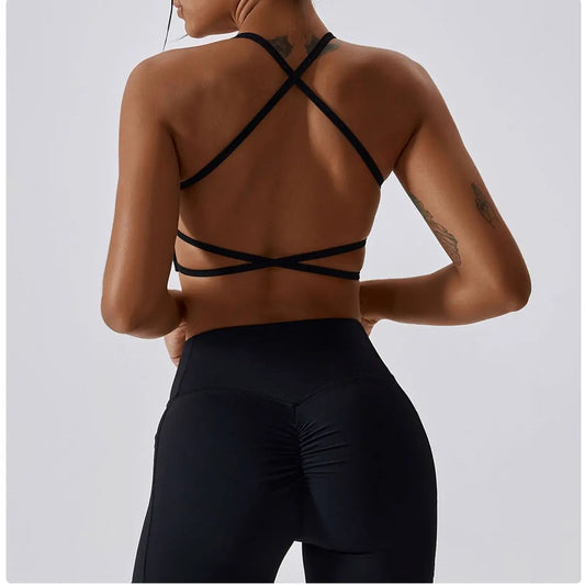 Open Back Sports Bra