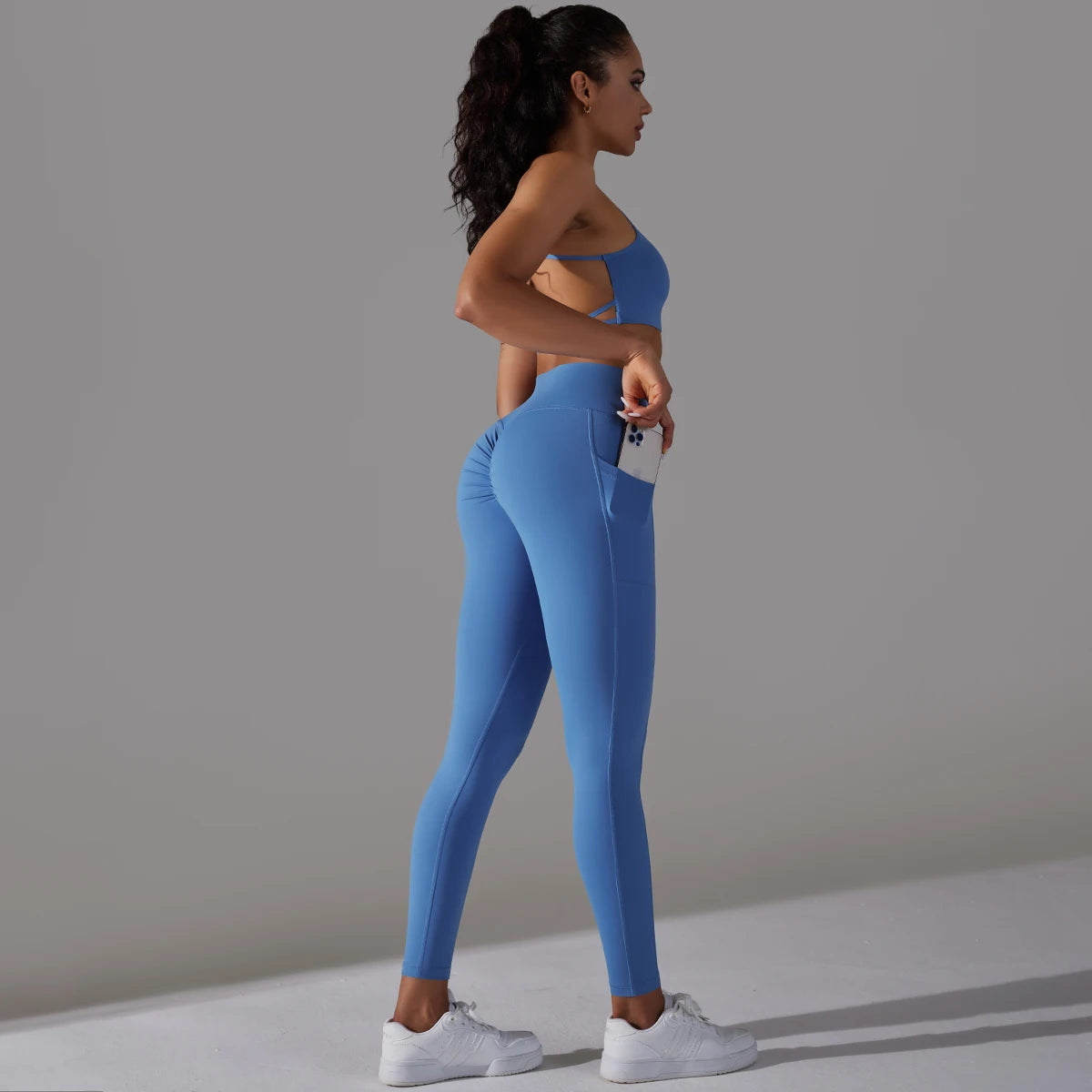 Open Back Leggings Set